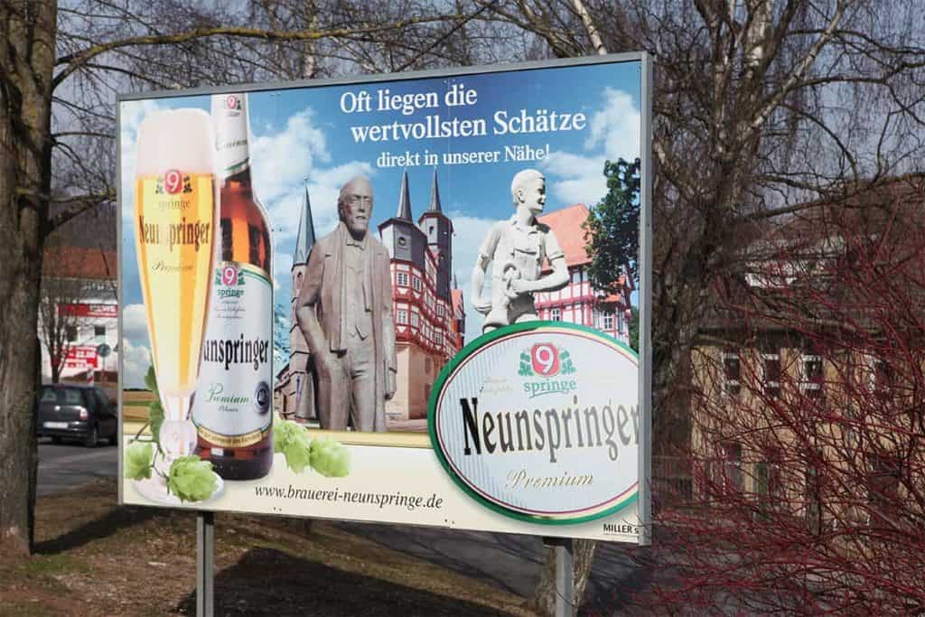 Großformatdruck Brauerei Neunspringe 