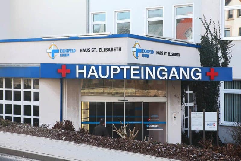 Fräsbuchstaben Eichsfeld Klinikum