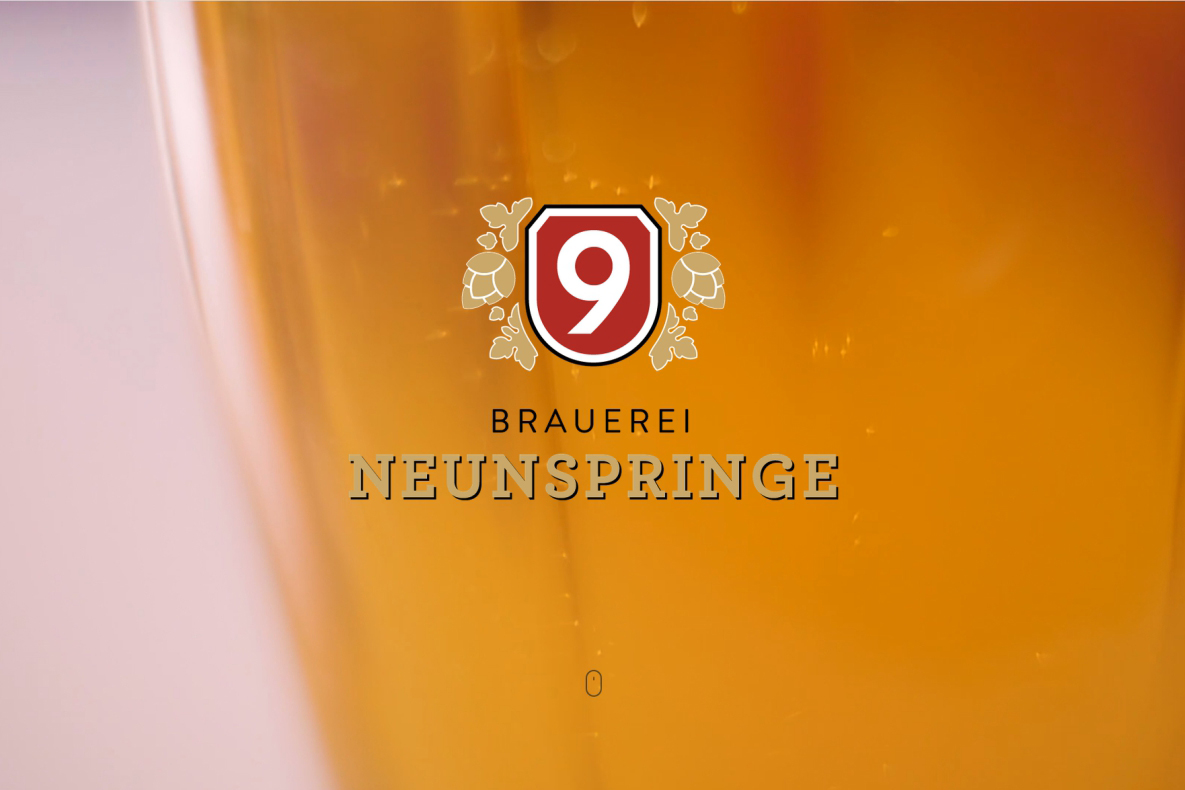 Brauerei Neunspringe, Startseite, Web
