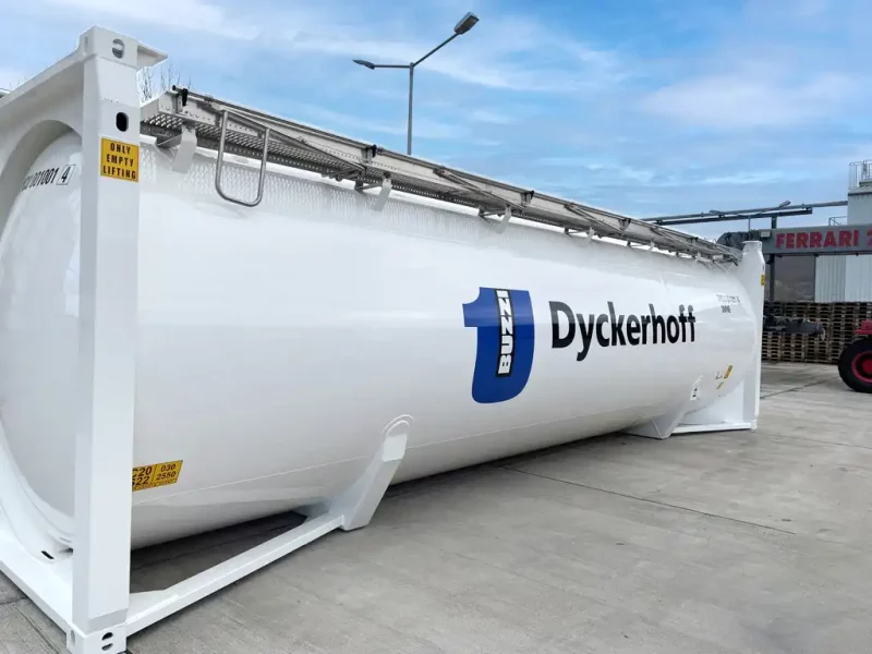 Folienverklebung Container Dyckerhoff