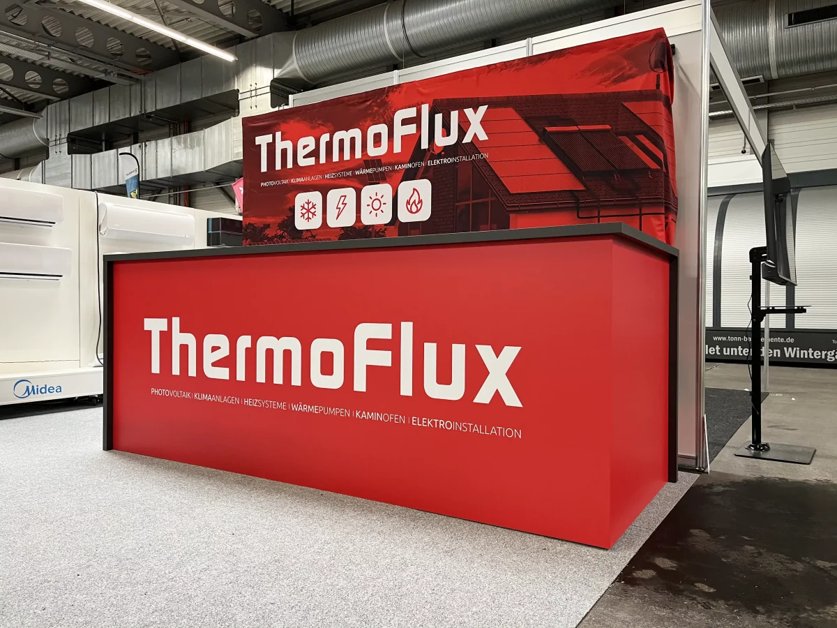Folienverklebung ThermoFlux Tresen