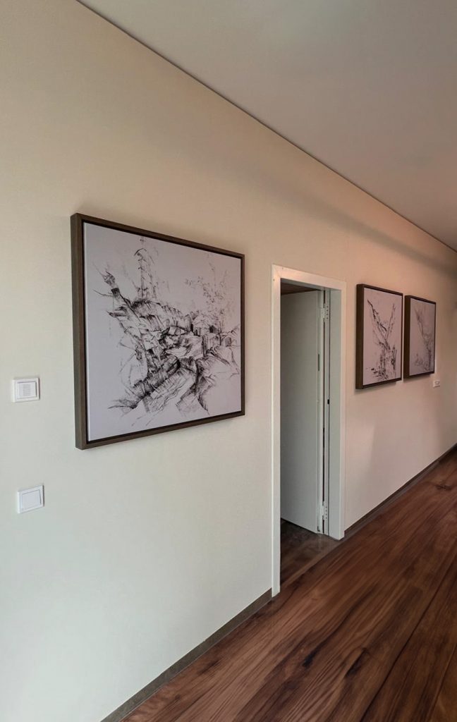 kunstdrucke keilrahmen eichenholz akustik 1