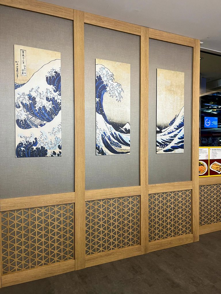 thai nippon asia sushi bar lindencenter berlin facelift wandverkleidung holzdekorfolie links