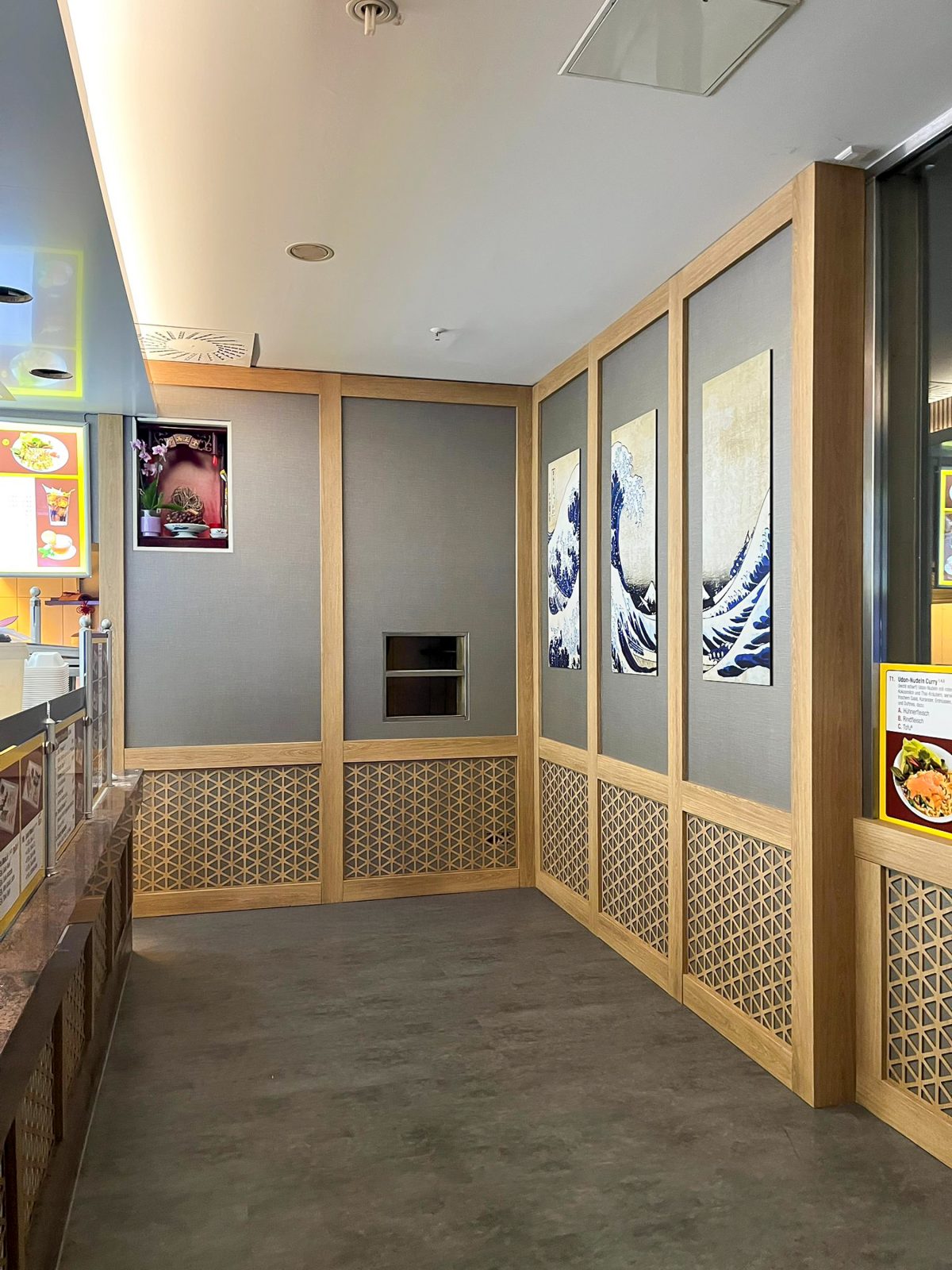 thai nippon asia sushi bar lindencenter berlin facelift wandverkleidung holzdekorfolie rechts
